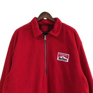 Vintage Marlboro Unlimited Reversible Fleecee Pullover Sweater
